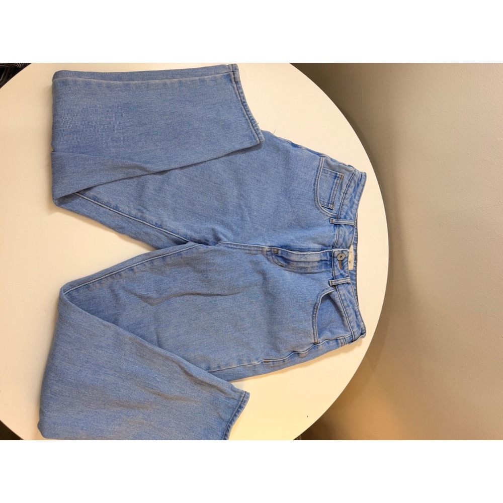 y2k John Galt Straight Leg Jeans Women 27 Light Blue Excellent High Rise Denim